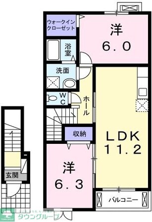 グリシーヌの物件間取画像